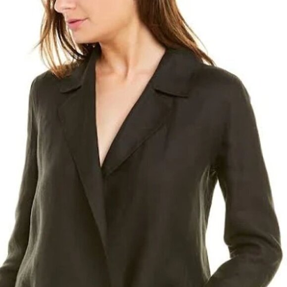 New Theory Clairene Double Face Linen Blend Jacket/Coat NWT Size Petite (00-0) - Picture 2 of 12
